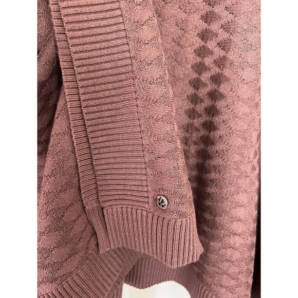 NWT Lululemon Divinity Poncho SPNO Spanish Oak Shawl Wrap $138 - Picture 6 of 9